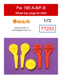 77253 1/72 Fw 190 A-8/F-8 wheel bay plugs (for Airfix)